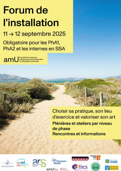Forum de l’Installation à la Faculté de Médecine La Timone – Marseille.