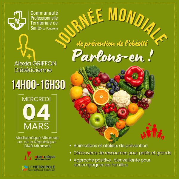 Journée Mondiale de prévention de l'obésité - Parlons-en !