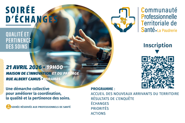 Connectons nos pratiques : qualité/pertinence des soins et accueil des nouveaux arrivants !