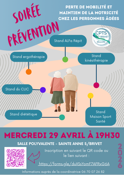 Soirée prévention pour les professionnels de santé - article du 10/02/2026