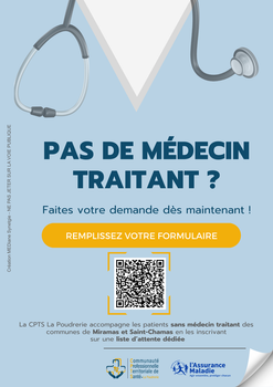 Je n'ai pas de médecin traitant