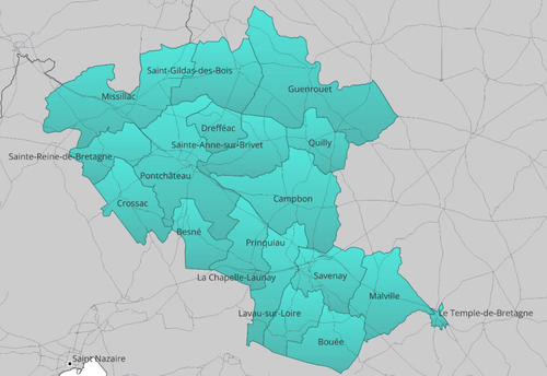 Le territoire et ses 18 communes